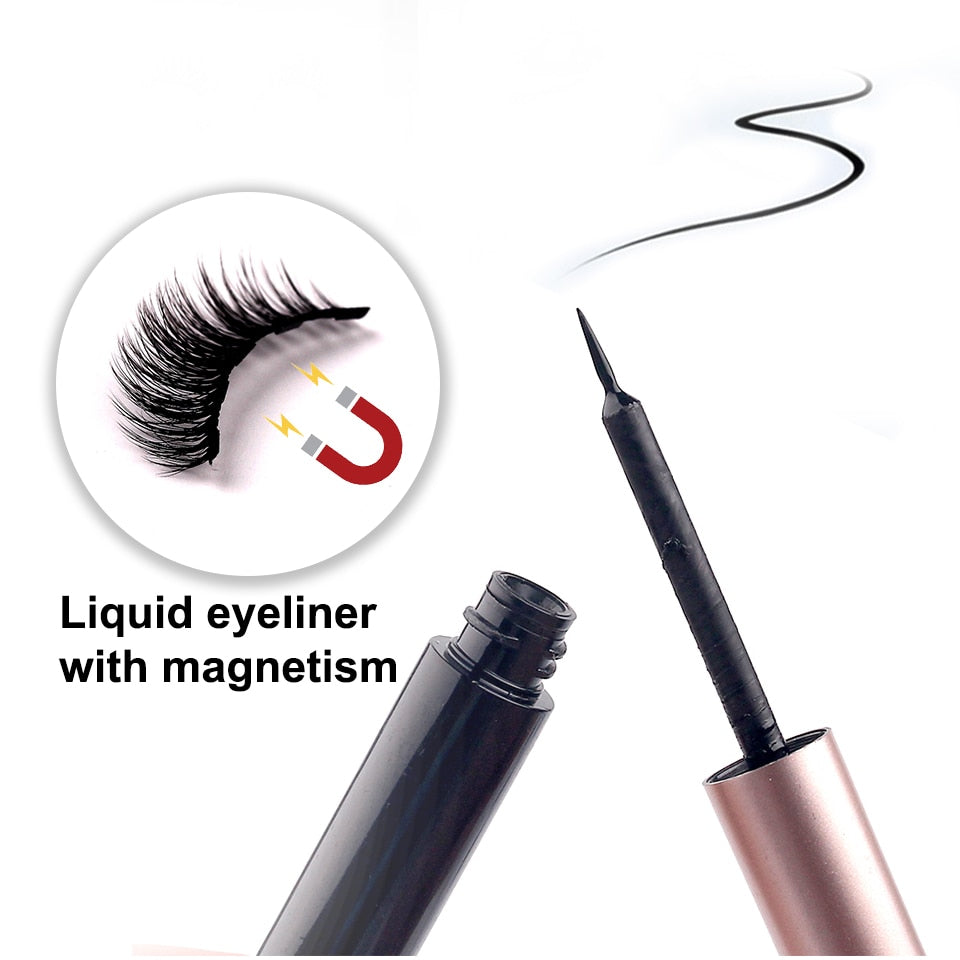 3 Pairs Magnetic Mink Eyelash Set