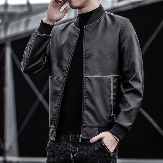 Optimizing the product title:

New Men's Leather Jacket - Slim Fit Baseball Style Casual Jacket