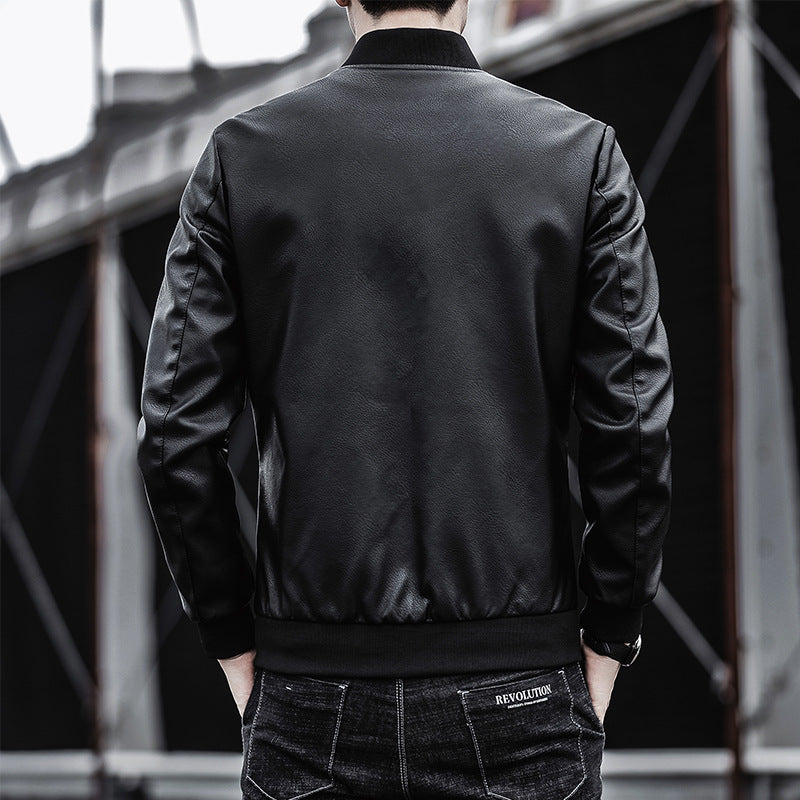 Optimizing the product title:

New Men's Leather Jacket - Slim Fit Baseball Style Casual Jacket