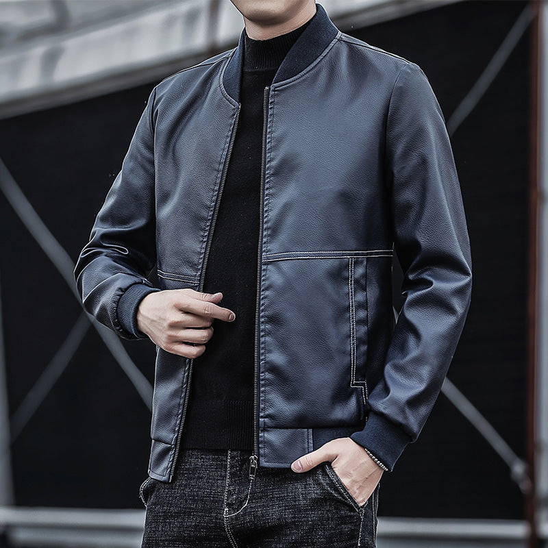 Optimizing the product title:

New Men's Leather Jacket - Slim Fit Baseball Style Casual Jacket